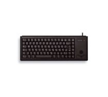 CHERRY G84-4400 Compact-Keyboard Black mit Trackball Layout UK PS/2 Anschluss ( G84 4400LPBGB 2 ) klaviatūra