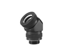 PHANTEKS Glacier Rotary Hard Tube Fitting 12mm 45 Grad G1/4 - sc ( PH RA45_BK12 PH RA45_BK12 PH RA45_BK12 ) ūdens dzesēšanas sistēmas piederumi