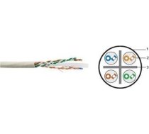 Lynx CS Kabel instalacyjny  Cat6  drut  PVC  305m box (LX-SLD-UTP6-GR) ( LX SLD UTP6 GR LX SLD UTP6 GR ) tīkla kabelis