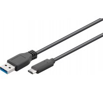 Goobay Sync Charge Super Speed USB-C to USB A 3.0 charging cable 67890 Round cable USB-C (male) USB 3.0 male (type A) Black ( 4040849678905 USB3.1CA1 ) USB kabelis