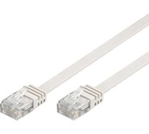 goobay Patch cable Cat6 U/UTP flat white 0 5m ( 95150 95150 95150 ) kabelis  vads