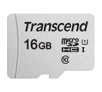 Transcend microSDHC USD300S 16GB CL10 UHS-I U1 Up to 95MB/S ( TS16GUSD300S TS16GUSD300S TS16GUSD300S ) atmiņas karte