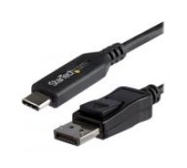 STARTECH 3.3 USB-C TO DP ADAPTER CABLE 8K - HBR3 DISPLAYPORT ADAPTER ( CDP2DP141MB ) kabelis vads