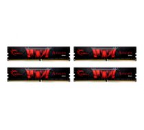 G.Skill Aegis DDR4 64GB (4x16GB) 3200MHz CL16 1.35V XMP 2.0 ( F4 3200C16Q 64GIS ) operatīvā atmiņa