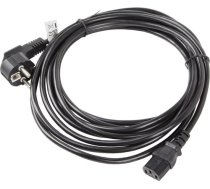 Power cable CEE 7/7 - IEC 320 C13 VDE 5M black ( CA C13C 11CC 0050 BK CA C13C 11CC 0050 BK ) kabelis datoram