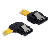 Delock Cable SATA 6 Gb/s male straight SATA male left angled 30 cm yellow metal ( DE 82824 82824 82824 ) kabelis datoram