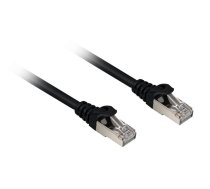 Sharkoon network cable RJ45 CAT.6a SFTP LSOH black 0 5m - HalogenFree ( 4044951018338 ) kabelis vads