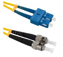 Qoltec Optic Patchcord SC/UPC - ST/UPC SM 9/125 G652D 3m ( 54061 ) kabelis vads