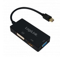 LogiLink 4K Mini DisplayPort 1.2 zu DVI/HDMI/VGA Adapter ( CV0110 CV0110 CV0110 ) kabelis video  audio