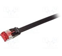 LogiLink CF2023S Slim Line Cat. 6 Patchkabel RJ45-Stecker auf RJ45-Stecker CAT 6 U/FTP 0.50m schwarz ( CF2023S ) kabelis vads