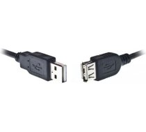 Kabel USB Gembird USB-A - USB-A 3 m Czarny (CCPUSB2AMAF10) CCPUSB2AMAF10 (8716309041959) ( JOINEDIT17136461 ) USB kabelis