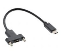 0.2m 2xUSB3.1-C USB Kabel 0 2 m 3.2 Gen 1 (3.1 Gen 1) USB C Schwarz (33441G) ( 33441G Inline_ 33441G ) adapteris
