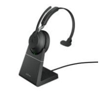Jabra Evolve2 65 UC Mono - Headset - mit Ladestation 5706991023060 ( 26599 889 989 ) austiņas