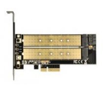 Delock - storage controller - M.2 Card / SATA 6Gb/s - PCIe x4 ( 89630 89630 89630 ) adapteris