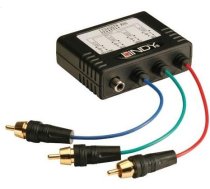 System przekazu sygnalu AV Lindy Przedluzacz  konwerter Component 3 x RCA + Coaxial 1 x RCA - RJ-45 (32525) 32525 (4002888325257) ( JOINEDIT17247099 )