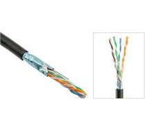 Lynx CS Kabel instalacyjny  Cat5E  drut  PVC  305m (LX-SLD-FTP5E-OUT-BK) LX-SLD-FTP5E-OUT-BK ( JOINEDIT17246010 ) tīkla kabelis