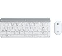 Logitech Wireless Keyboard+Mouse MK470 white (QWERTZ - vācu izkārtojums) ( 920 009189 920 009189 920 009189 ) klaviatūra