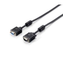 Equip VGA HD15m/HD15f with ferrite core 5m cable black ( 118802 118802 118802 ) kabelis video  audio