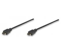 Manhattan Monitor Cable HDMI/HDMI 1.3 10m Shielded Black ( 322539 322539 322539 ) kabelis video  audio