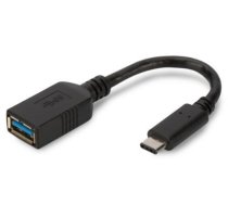 ASSMANN USB 3.0 SuperSpeed OTG Adapter Cable USB C M (plug)/USB A F (jack) 0 15m ( AK 300315 001 S AK 300315 001 S AK 300315 001 S )