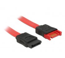 Delock Extension cable SATA 6 Gb/s male  SATA female 30 cm red ( DE 83953 83953 83953 ) kabelis datoram
