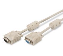 Assmann VGA extension cable HD15  M/F 3.0m 2xferrite ( AK 310203 030 E AK 310203 030 E AK 310203 030 E ) kabelis video  audio