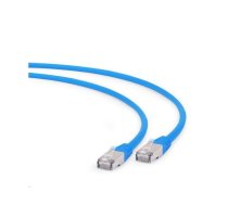 Patch cord RJ45 Cat.6A  S/FTP LSHZ 0.5m blue ( PP6A LSZHCU B 0.5M PP6A LSZHCU B 0.5M PP6A LSZHCU B 0.5M ) tīkla kabelis