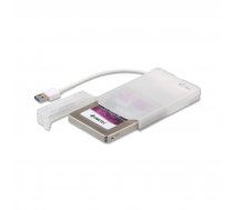 i-tec MySafe USB 3.0 Easy external hard disk case 6.4 cm/2.5''for SATA SSD white ( MYSAFEU314 ) cietā diska korpuss