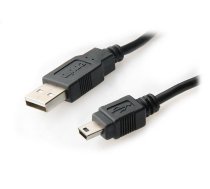 Equip mini USB 2.0 cable AM - mini5p 1.8m black ( 128521 ) USB kabelis