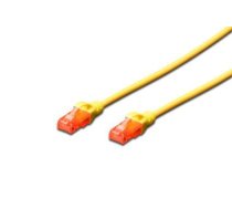 DIGITUS Premium CAT 6 UTP patch cable  Length 1 0m  Color yellow ( DK 1612 010/Y DK 1612 010/Y DK 1612 010/Y ) kabelis  vads