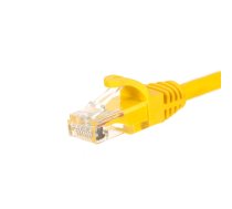 Netrack patch cable RJ45  snagless boot  Cat 6 UTP  0.25m yellow ( BZPAT0256Y BZPAT0256Y BZPAT0256Y ) kabelis  vads