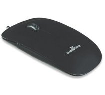 Manhattan Optical Mini Mouse Silhouette USB 1000dpi Black ( 177658 ) Datora pele