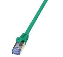 LOGILINK - Patch Cable Cat.6A 10G S/FTP PIMF PrimeLine green 1m ( CQ3035S CQ3035S CQ3035S ) tīkla kabelis