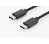 ASSMANN USB 3.0 SuperSpeed Connection Cable USB C M(plug)/USB C M(plug) 1 8m bla ( AK 300138 018 S AK 300138 018 S AK 300138 018 S ) USB kabelis