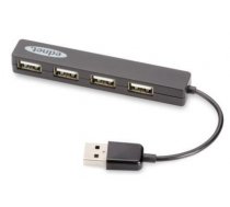 EDNET HUB 4-port USB2.0 ''Mini''  passive  black ( EDNET 85040 85040 85040 EDNET 85040 ) USB centrmezgli
