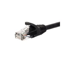 Netrack patch cable RJ45  snagless boot  Cat 6 UTP  0.5m black ( BZPAT0P56K BZPAT0P56K BZPAT0P56K ) kabelis  vads