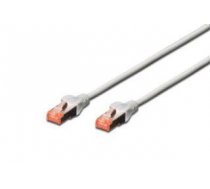 DIGITUS Premium CAT 6 SSTP patch cable Length 0 5m Color grey ( DK 1644 005 ) tīkla kabelis
