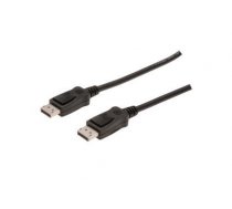 ASSMANN DisplayPort 1.2 w/interlock Connection Cable DP M (plug)/DP M (plug) 5m ( AK 340100 050 S AK 340100 050 S AK 340100 050 S ) kabelis video  audio