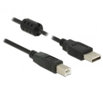 DeLOCK 5m  USB 2.0-A/USB 2.0-B 5m USB A USB B black USB Kabel (84899) ( 84899 84899 84899 ) adapteris
