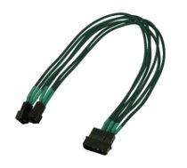 Kabel Nanoxia 4-Pin auf 2 x 3-Pin  Single  30 cm  grun ( NX42A30G NX42A30G NX42A30G ) kabelis  vads