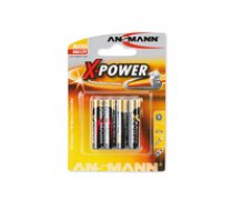 ANSMANN  Battery  1.5V  Micro AAA  LR03 Alkaline  4pcs/pack ( 5015653 5015653 5015653 ) Baterija