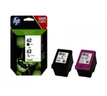 HP N9J71AE Combo 2-Pack BK/Color No. 62 ( N9J71AE N9J71AE N9J71AE N9J71AE#301 ) kārtridžs