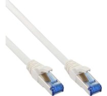 InLine Patchkabel Cat.6A  S/FTP (PiMf)  500MHz  White  10m ( 76800W 76800W 76800W ) tīkla kabelis