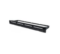 Intellinet  INT Patch Panel 19 Blank Blk 24Port 1U Cable Management ( 720427 720427 720427 ) aksesuārs datorkorpusiem