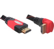 Delock Cable High Speed HDMI with Ethernet HDMI A male  HDMI A male angled 5m ( DE 82688 82688 82688 ) kabelis video  audio