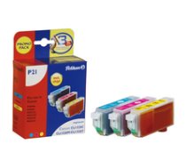 Patrone Canon Pelikan P21 CLI526 comp. Multipack (Cy/Ma/Ye) ( 4106650 4106650 4106650 ) kārtridžs