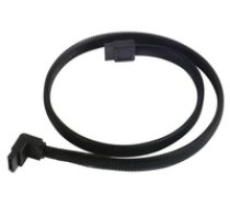 Silverstone SATA III Kabel 50cm gewinkelt / gerade - sleeved bla ( SST CP08 SST CP08 SST CP08 ) kabelis datoram