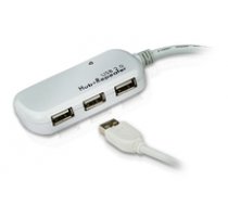 ATEN UE2120H 4-Port USB 2.0 Extender Hub 12 m ( UE2120H 4710423775619 UE-2120H ) USB kabelis