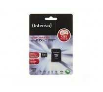 Intenso micro SD 64GB SDXC card class 10 ( 3413490 3413490 3413490 ) atmiņas karte