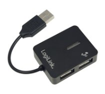 Logilink UA0139 USB 2.0  Hub 4-port  quot;Smilequot;  black ( UA0139 UA0139 UA0139 ) USB centrmezgli